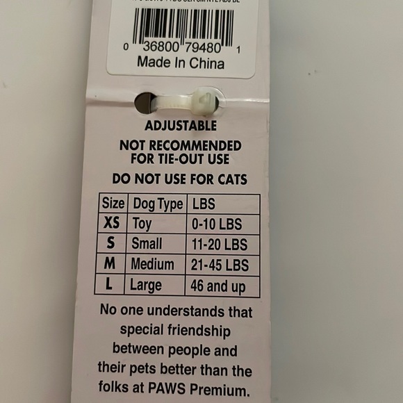 Paws  dog collar size S - Picture 12 of 16